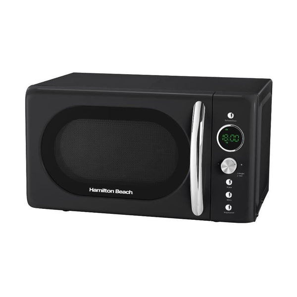 Hamilton Beach Microwaves Hamilton Beach 20L Retro Black Microwave 5060916370159 HB70H20B - Buy Direct from Spare and Square