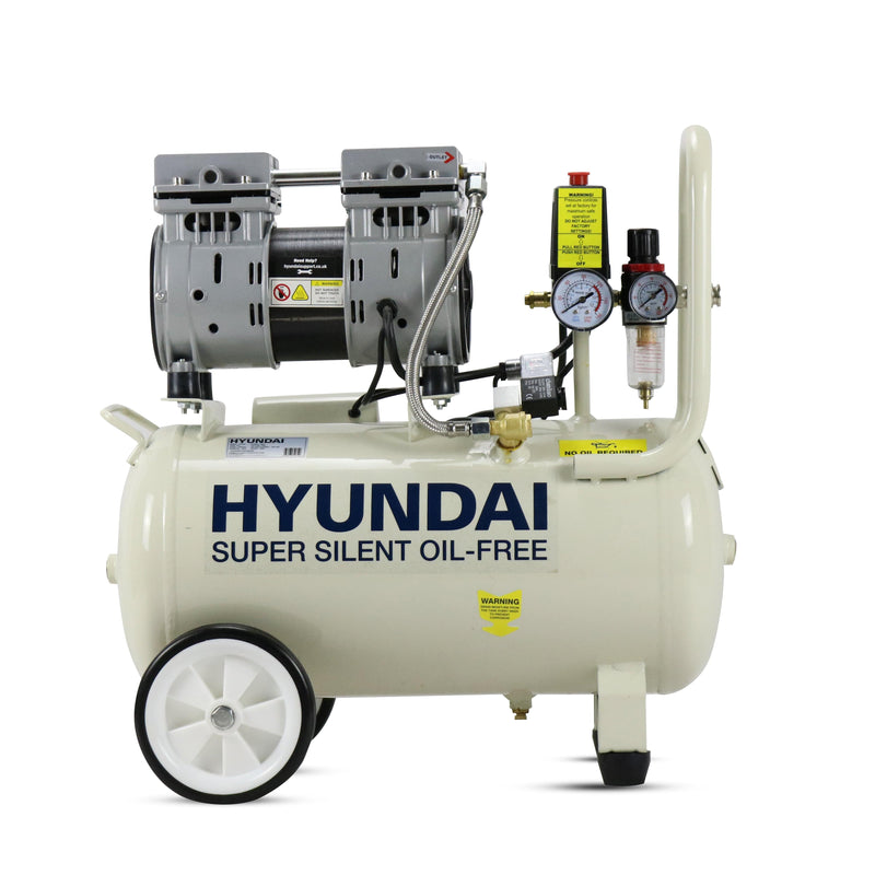 Hyundai Air Compressor Hyundai  24 Litre Silenced, Oil Free, Direct Drive Air Compressor - HY7524 5056275722722 HY7524 - Buy Direct from Spare and Square