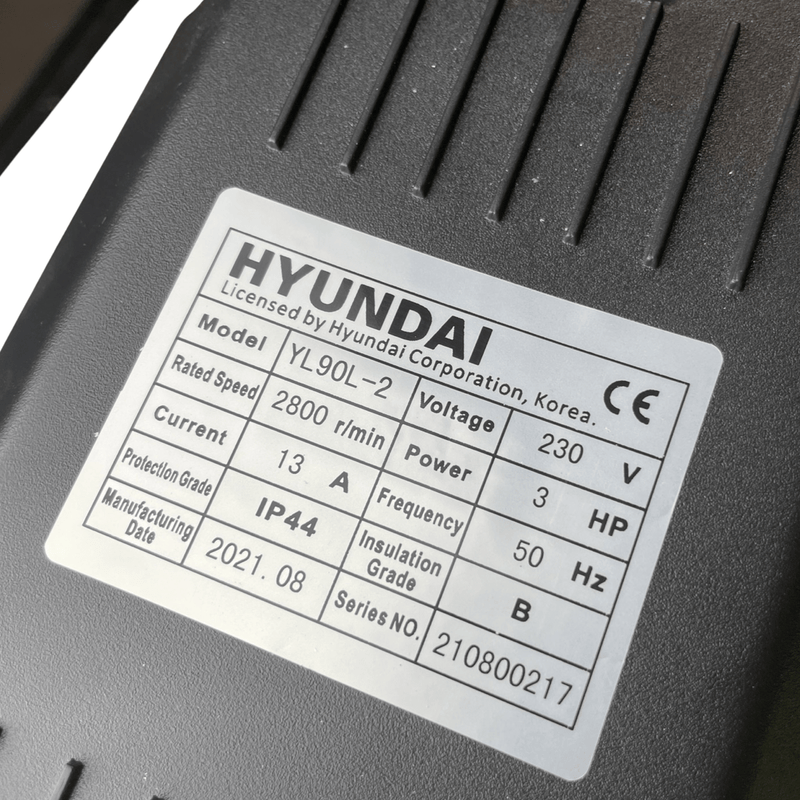 Hyundai Air Compressor Spares 1125038 - Genuine Replacement 3HP Motor 1125038 - Buy Direct from Spare and Square