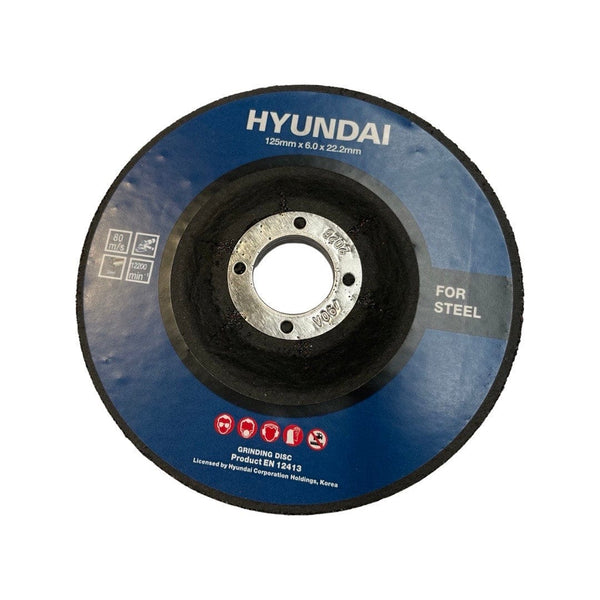 Hyundai Angle Grinder Spares 1335056 Genuine Replacement Hyundai 5 inch grinding disc 1335056 - Buy Direct from Spare and Square