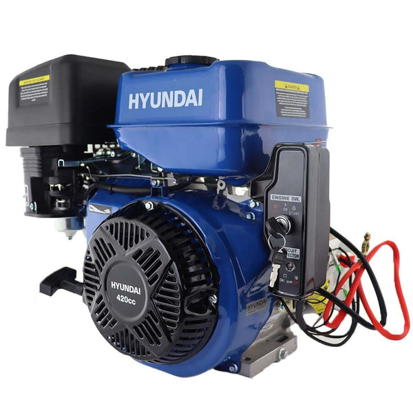 Hyundai Engine Hyundai 15hp 457cc 4 Stroke Petrol Engine - OHV - Electric Start 5059608222081 IC460XE-25 - Buy Direct from Spare and Square