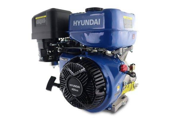 Hyundai Engine Hyundai 15hp 457cc 4 Stroke Petrol Engine - OHV - Horizontal Shaft 5059608222074 IC460XE-25 - Buy Direct from Spare and Square