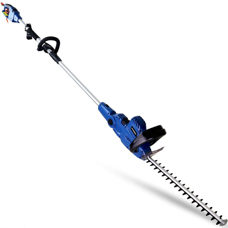 Hyundai Garden Strimmer Hyundai 450mm 2-in-1 Convertible Corded Electric Pole Hedge Trimmer/Pruner - HYP2HT550E 5059608170788 HYP2HT550E - Buy Direct from Spare and Square