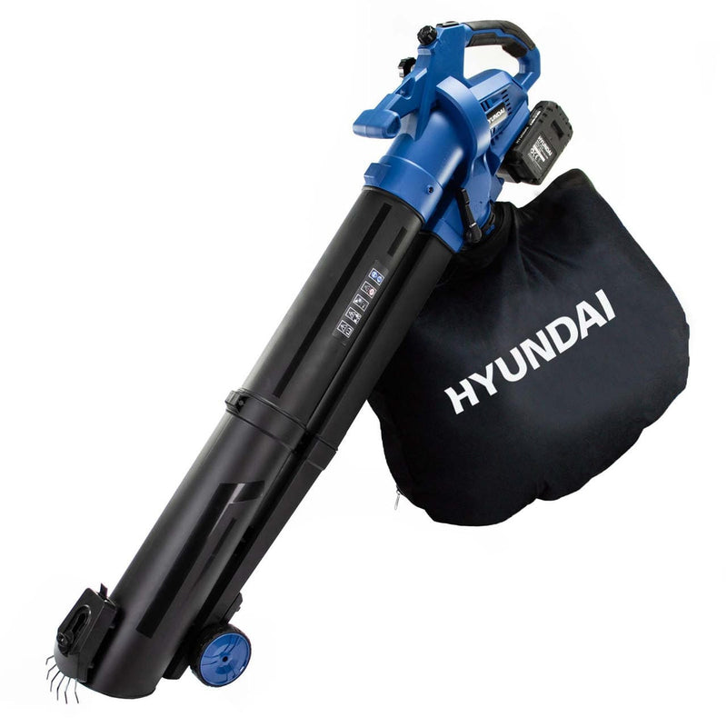 Hyundai Garden Vacuum Hyundai Cordless Leaf Blower and Vacuum - 2 x 20v - HY2194 5059608394078 HY2194 - Buy Direct from Spare and Square