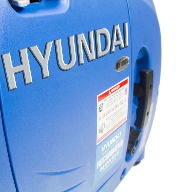 Hyundai Generator Hyundai 1000W Portable Suitcase Inverter Petrol Generator - HY1000Si 0732422005966 HY1000Si - Buy Direct from Spare and Square