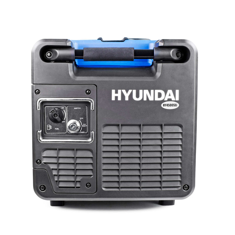 Hyundai Generator Hyundai 4000W Petrol 4.0kW / 5kVA Portable Inverter Generator - HY4500SEI 5056275754839 HY4500SEI - Buy Direct from Spare and Square