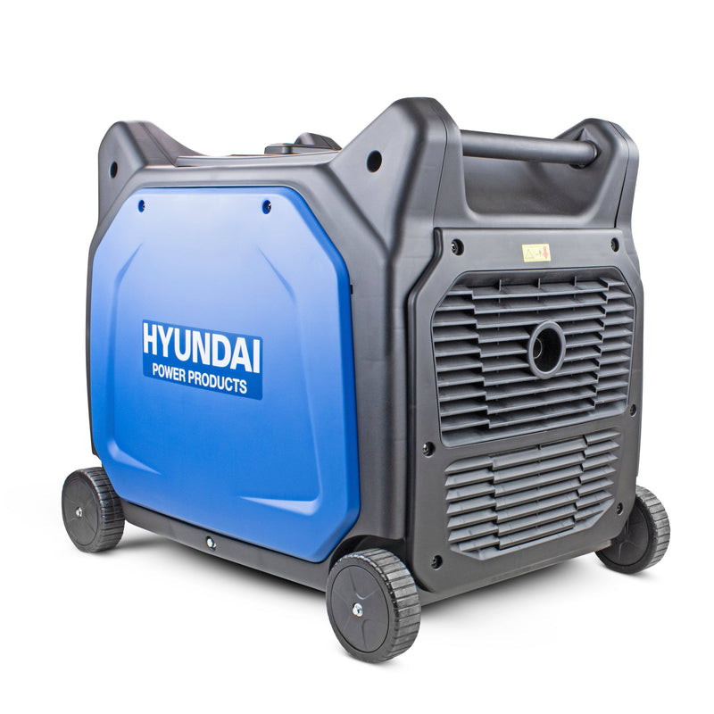Hyundai Generator Hyundai 6600W Remote Electric Start Petrol Portable Inverter Generator - HY6500SEi 5056275799229 HY6500SEi - Buy Direct from Spare and Square