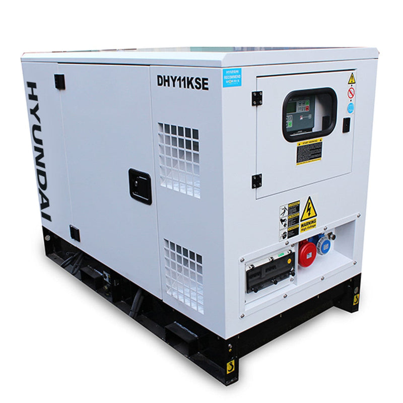 Hyundai Generator Hyundai 8.8kW/11kVA Three Phase Diesel Generator - DHY11KSE DHY11KSE - Buy Direct from Spare and Square
