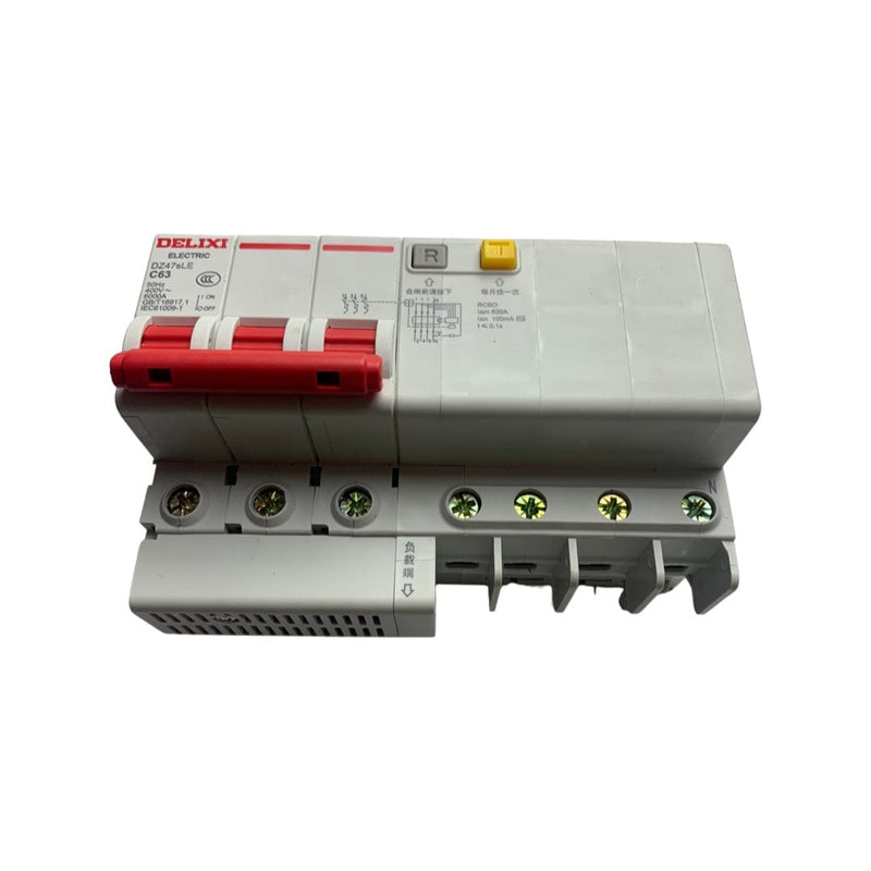 Hyundai Generator Spares Leakage circuit breaker 3P+N C63A 1039451 - Buy Direct from Spare and Square