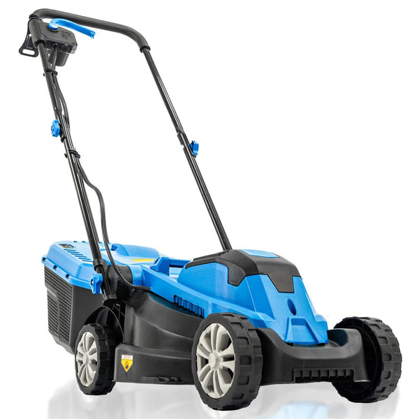 Hyundai Lawnmower Hyundai 33cm 1300w Electric Lawnmower With 30L Collection Bag 5059608421637 HYM3313E - Buy Direct from Spare and Square
