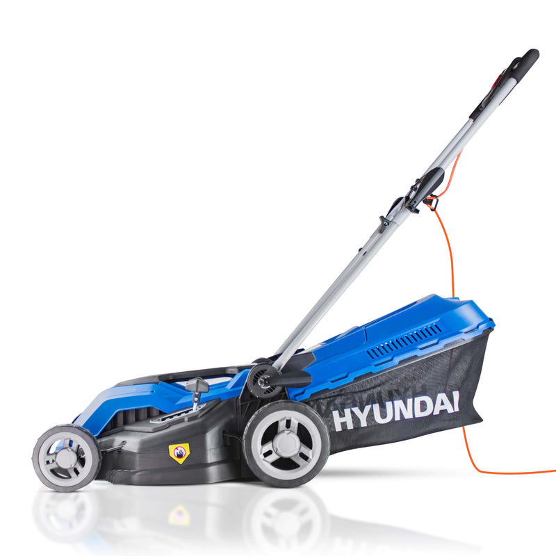 Hyundai Lawnmower Hyundai 38cm 1600w Corded Electric Roller Mulching Lawnmower - HYM3800E 5056275755904 HYM3800E - Buy Direct from Spare and Square