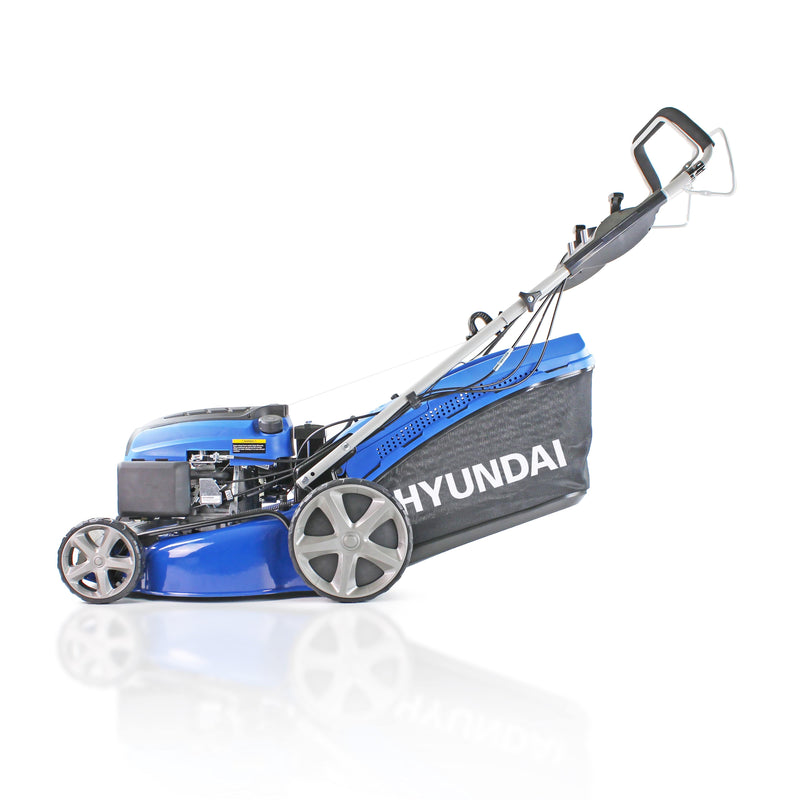 Hyundai Lawnmower Hyundai 46cm 139cc Electric-Start Self-Propelled Petrol Lawnmower - HYM460SPE 0600231974011 HYM460SPE - Buy Direct from Spare and Square