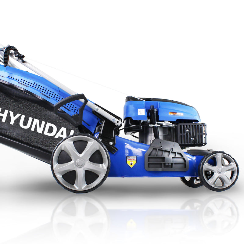 Hyundai Lawnmower Hyundai 46cm 139cc Self-Propelled Petrol Lawnmower - HYM460SP 0600231974004 HYM460SP - Buy Direct from Spare and Square