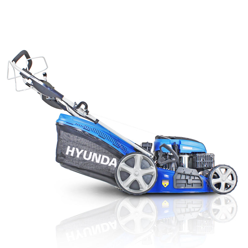Hyundai Lawnmower Hyundai 51cm 196cc Electric Start Self-Propelled Petrol Lawnmower - HYM510SPE 0600231974035 HYM510SPE - Buy Direct from Spare and Square