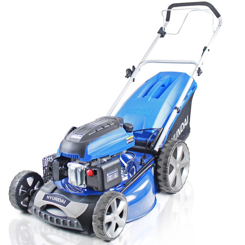Hyundai Lawnmower Hyundai 51cm 196cc Self-Propelled Petrol Lawnmower - HYM510SP 0600231974028 HYM510SP - Buy Direct from Spare and Square