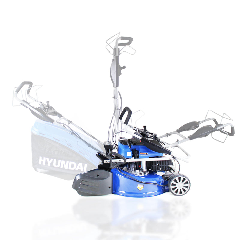 Hyundai Lawnmower Hyundai 53cm 196cc Electric-Start Self-Propelled Petrol Roller Lawnmower - HYM530SPER 5056275717797 HYM530SPER - Buy Direct from Spare and Square