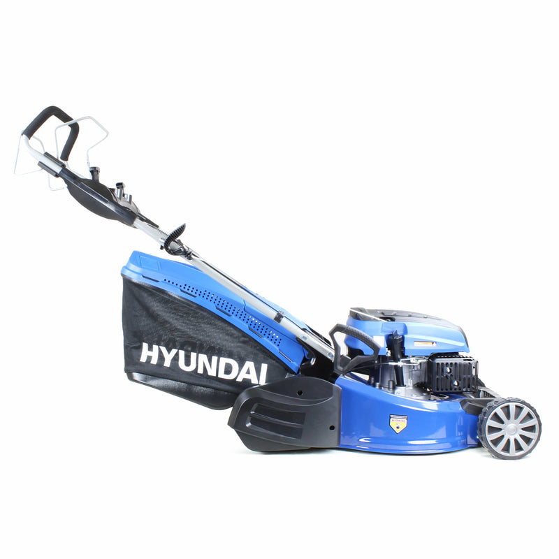 Hyundai Lawnmower Hyundai 53cm 196cc Self-Propelled Petrol Roller Lawnmower - HYM530SPR 5056275756093 HYM530SPR - Buy Direct from Spare and Square