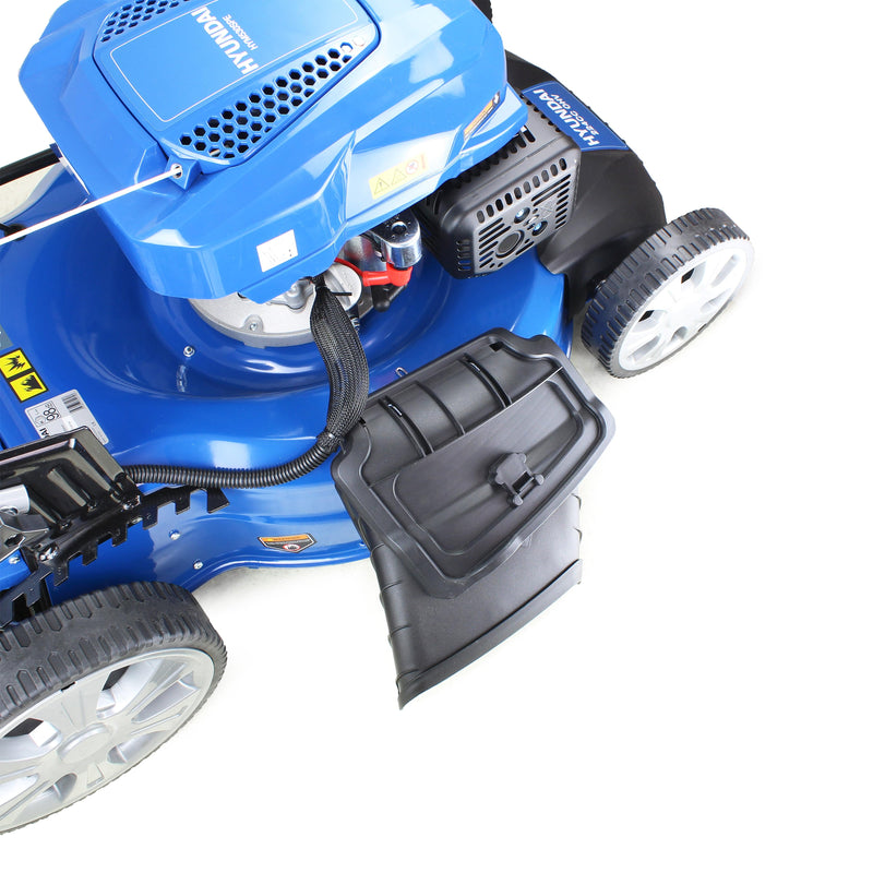 Hyundai Lawnmower Hyundai 53cm 224cc Electric-Start Self-Propelled Petrol Lawnmower - HYM530SPE 5056275722708 HYM530SPE - Buy Direct from Spare and Square