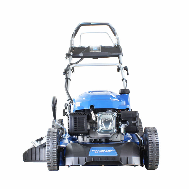 Hyundai Lawnmower Hyundai 53cm 224cc Electric-Start Self-Propelled Petrol Lawnmower - HYM530SPE 5056275722708 HYM530SPE - Buy Direct from Spare and Square