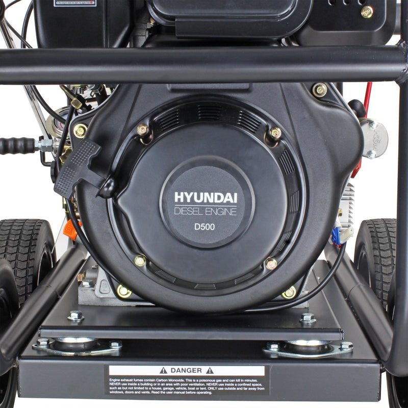 Hyundai Pressure Washer Hyundai 4000psi 498cc 15L/min Diesel Pressure Washer - HYW4000DE 5056275799243 HYW4000DE - Buy Direct from Spare and Square