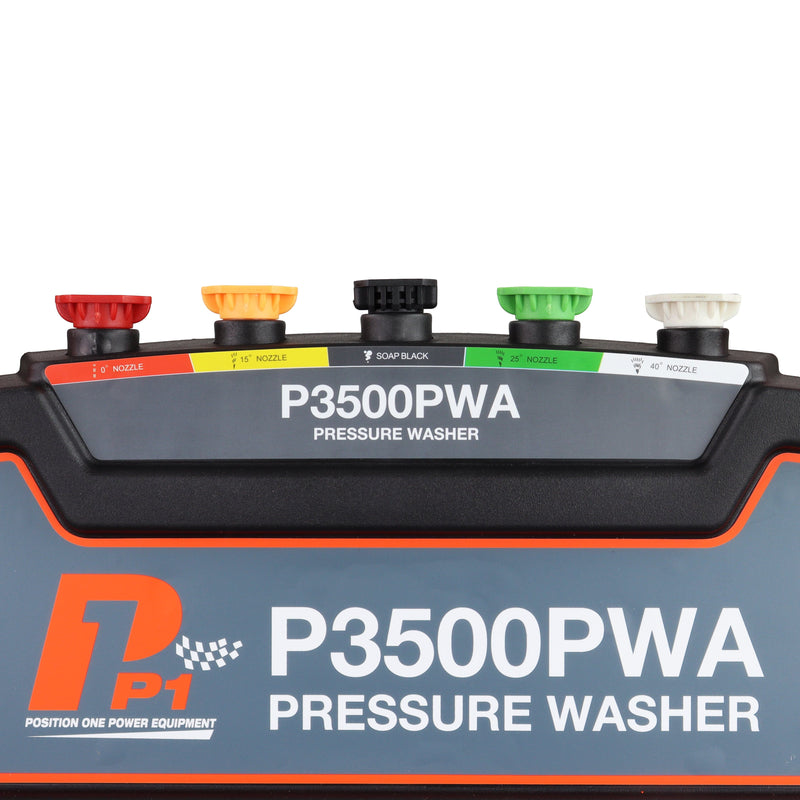 Hyundai Pressure Washer P1 P3500PWA Hyundai Petrol Pressure Washer - 3000psi 8.7lpm 5056275799236 P3500PWA - Buy Direct from Spare and Square