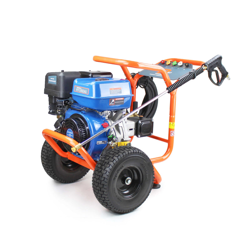 Hyundai Pressure Washer P1 P4200PWT Hyundai Petrol Pressure Washer - 4200psi 15lpm 0600231974387 P4200PWT - Buy Direct from Spare and Square