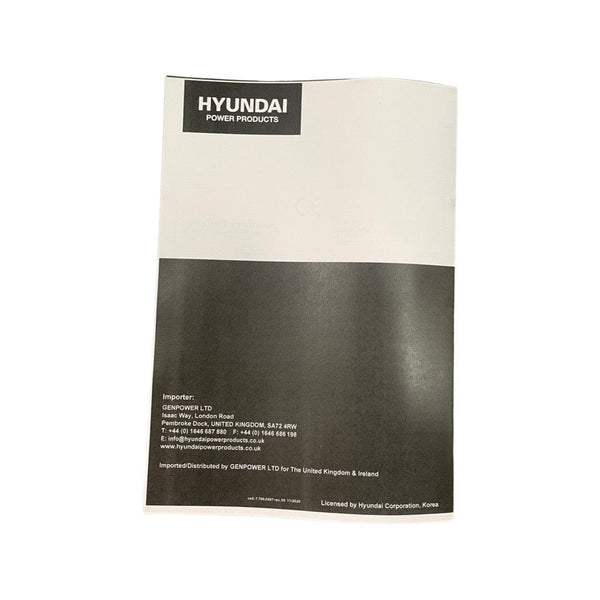 Hyundai Pressure Washer Spares 1343010 - Genuine Replacement Manual 1343010 - Buy Direct from Spare and Square