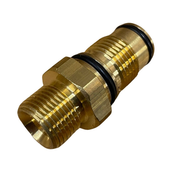 Hyundai Pressure Washer Spares 1343120 - Genuine Replacement Brass Head Outlet Coupling 1343120 - Buy Direct from Spare and Square