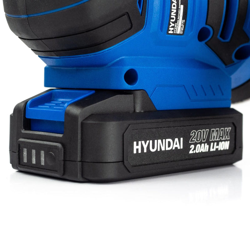 Hyundai Sanders Hyundai 20V Cordless Rotary Sander - 125mm Disc - HY2180 5059608234923 HY2180 - Buy Direct from Spare and Square