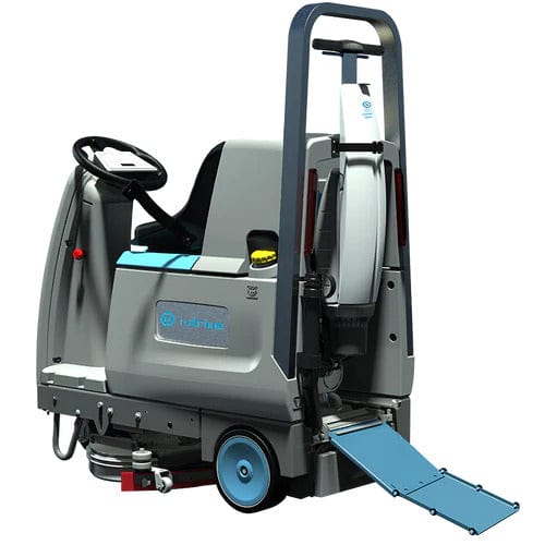 I-Team Scrubber Dryer I-Drive Ride On Scrubber Dryer With Built In I-Mop - Lithium Ion Powered IDR.I-V.1200C - Buy Direct from Spare and Square
