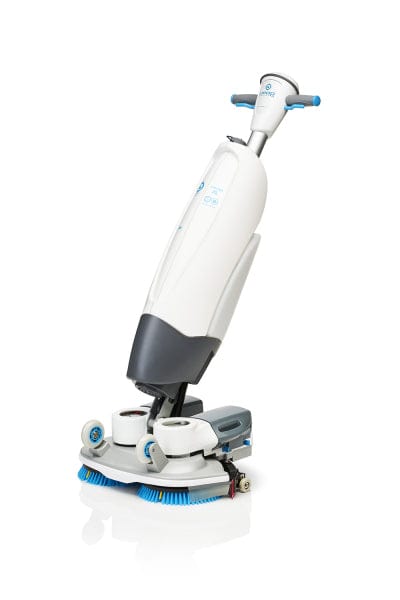 I-Team Scrubber Dryer I-Mop XL - 46cm Walk Behind Upright Scrubber Dryer - Revolutionary, Innovative IMOPXL12 - Buy Direct from Spare and Square