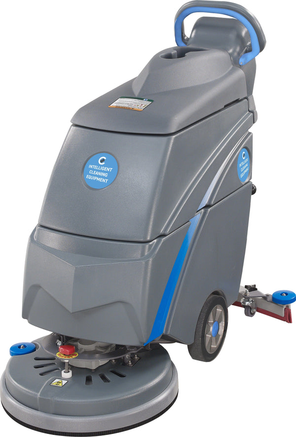 Intelligent Cleaning Equipment Scrubber Dryer Intelligent Cleaning Equipment i18C Walk Behind Scrubber Dryer 240v - 18 Inch i18C - Buy Direct from Spare and Square