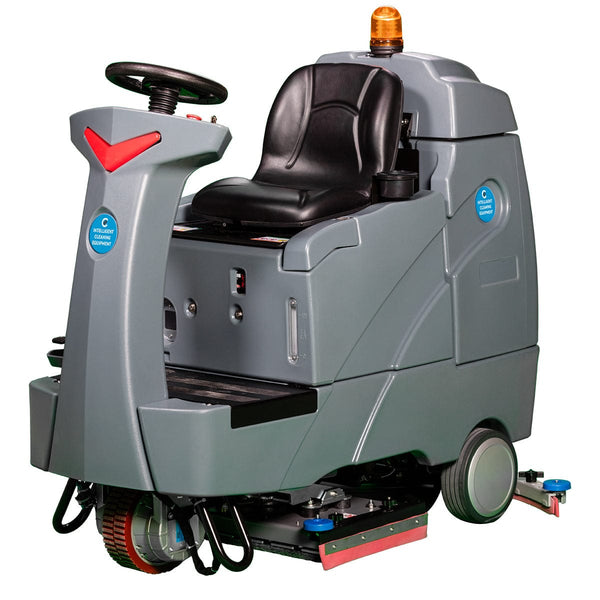 Intelligent Cleaning Equipment Scrubber Dryer Intelligent Cleaning Equipment RS28B-OB Ride On Orbital Scrubber Dryer - 28 Inch RS28B-OB - Buy Direct from Spare and Square