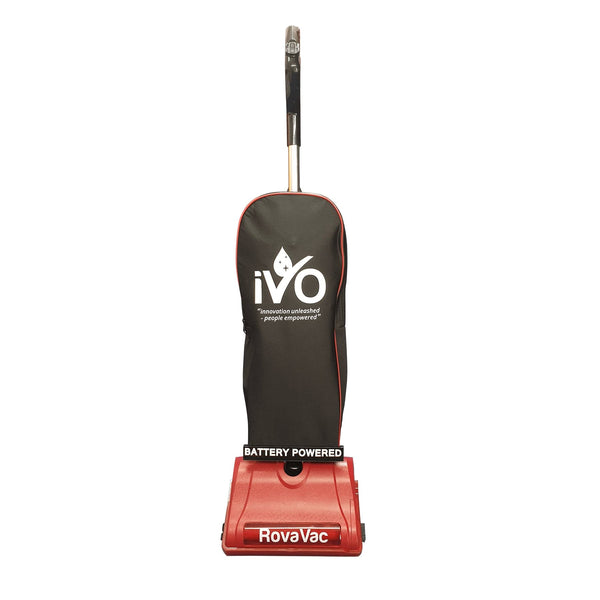 Ivo Vacuum Cleaner 1 Battery Ivo RovaVac - Cordless Commercial Upright Vacuum Cleaner - 2hrs Run Time IRV1 - Buy Direct from Spare and Square
