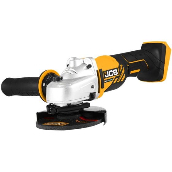 JCB Angle Grinder JCB 18v Cordless Angle Grinder Body - 115mm 4.5" - *Tool Only* 21-18AG-B - Buy Direct from Spare and Square