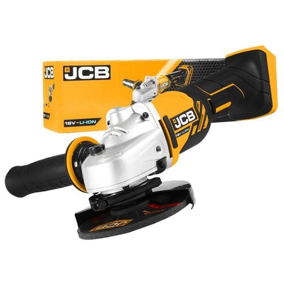 JCB Angle Grinder JCB 18v Cordless Angle Grinder Body - 115mm 4.5" - *Tool Only* 21-18AG-B - Buy Direct from Spare and Square