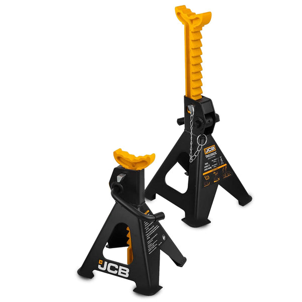 JCB Axle Stands JCB 2 Tonne Automotive Ratchet Axle Stand Set JCB-TH52002C - Buy Direct from Spare and Square