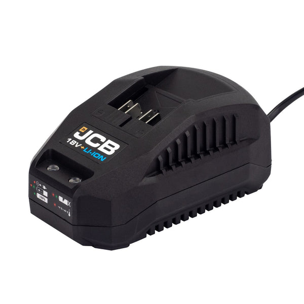 JCB Batteries & Accessories JCB 18v 2.4a Fast Battery Charger - Suitable For 18v JCB Tools Batteries 21-18VFC - Buy Direct from Spare and Square