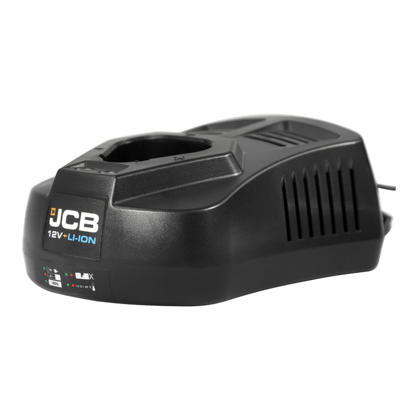 JCB Battery JCB 12V 2.0Ah Lithium-ion Battery and 12V Charger 21-12BTFC - Buy Direct from Spare and Square