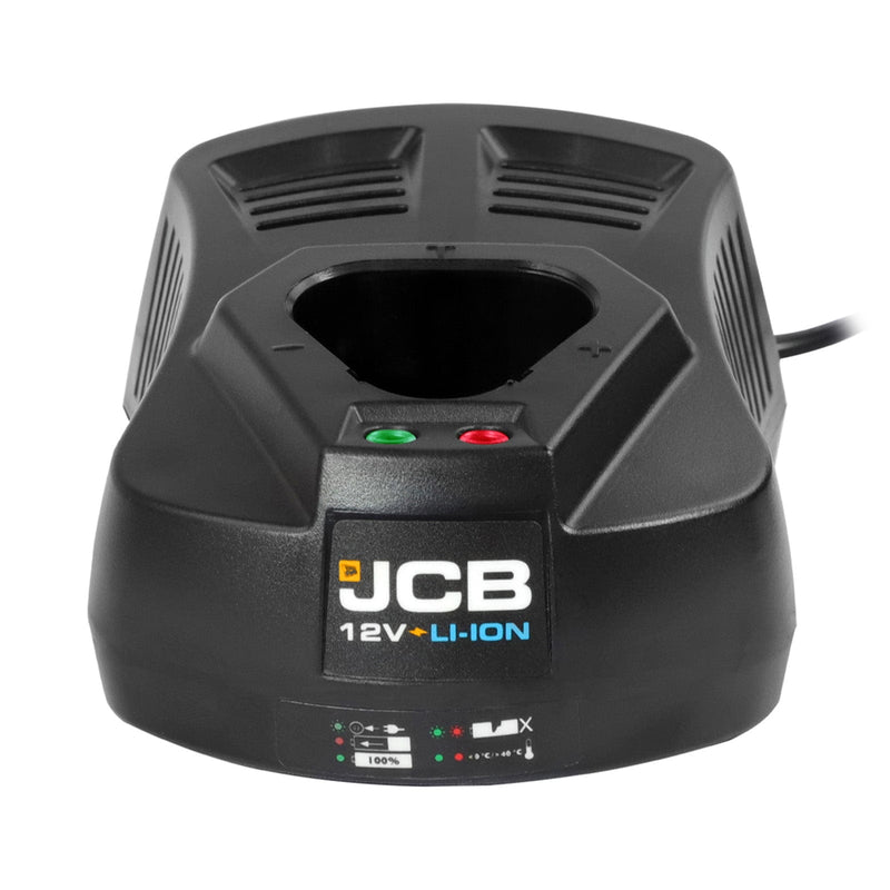 JCB Battery JCB 12V 2.0Ah Lithium-ion Battery and 12V Charger 21-12BTFC - Buy Direct from Spare and Square