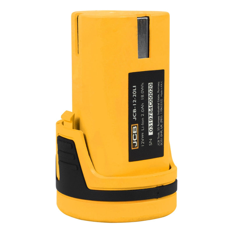 JCB Battery JCB 12V 2.0Ah Lithium-ion Battery and 12V Charger 21-12BTFC - Buy Direct from Spare and Square