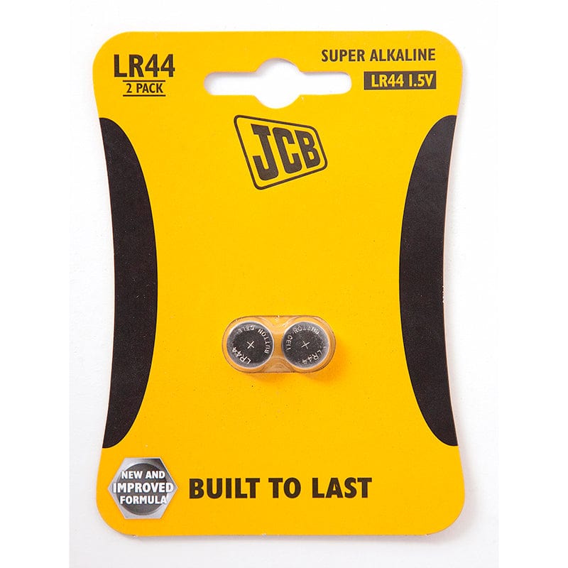 JCB Battery JCB LR44 Super Alkaline Button Batteries - Pack of 2 LR44 Batteries 5050028026006 JEGJX352 - Buy Direct from Spare and Square
