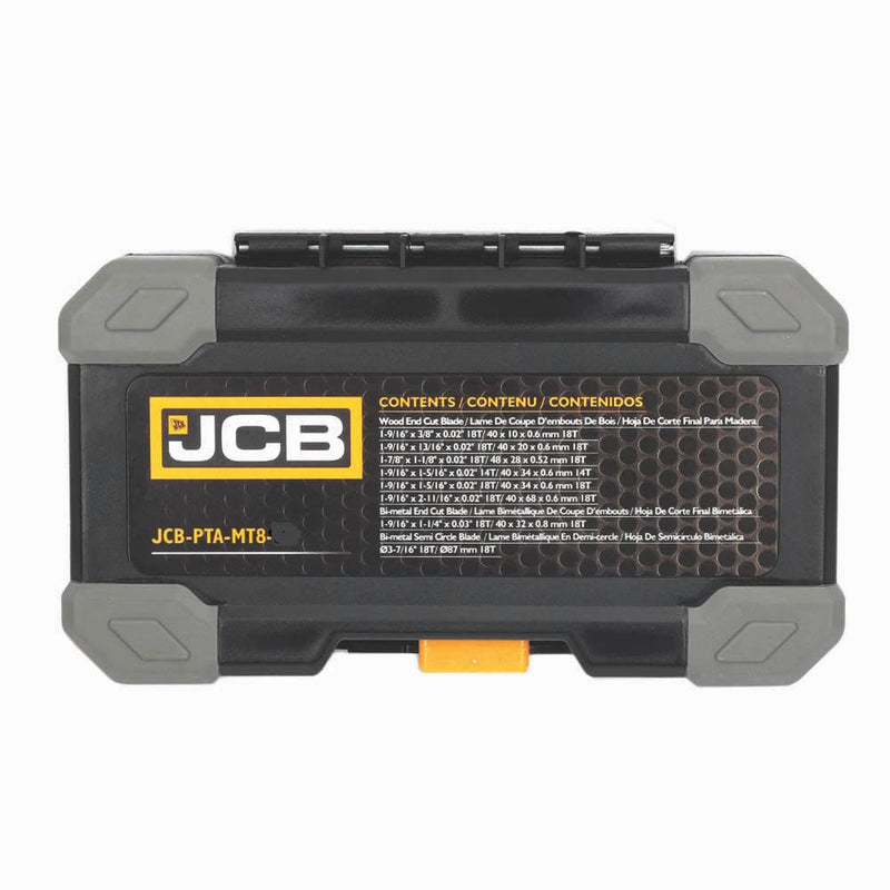 JCB Blades JCB  8 Piece Universal Fit Multi Tool Blade Set JCB-PTA-MT8 - Buy Direct from Spare and Square