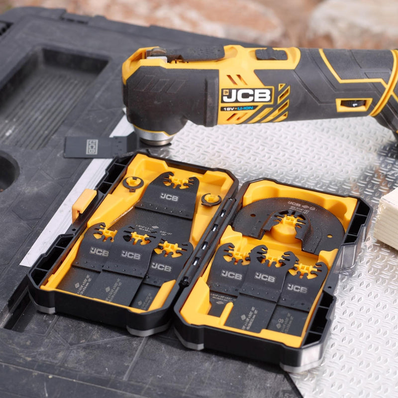 JCB Blades JCB  8 Piece Universal Fit Multi Tool Blade Set JCB-PTA-MT8 - Buy Direct from Spare and Square