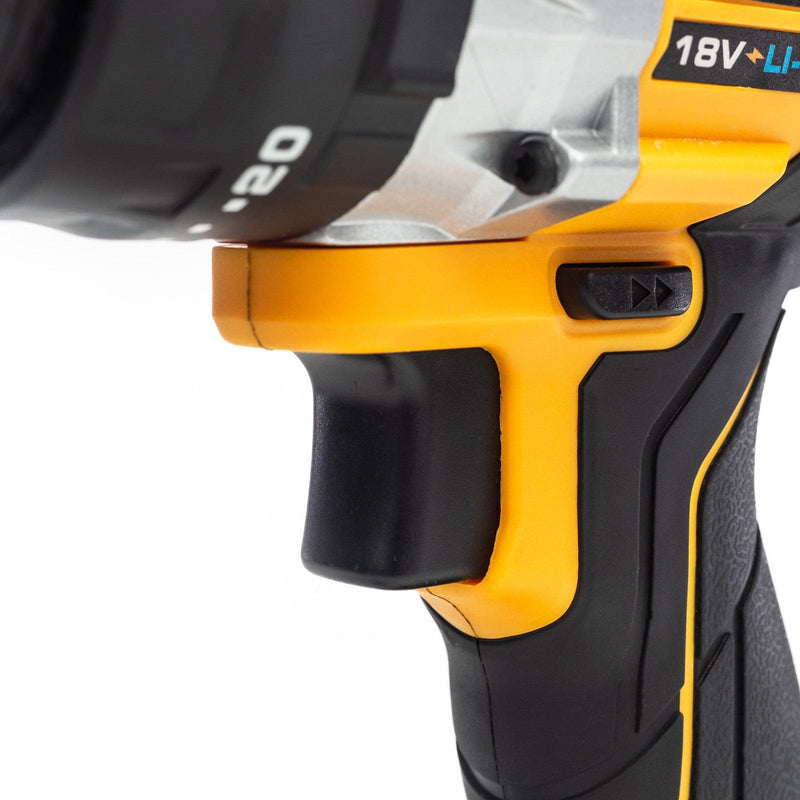 JCB Combi Drills JCB 18V Cordless Combi Drill, 65Nm, Brushless 2x 2.0Ah Batteries, 2.4A Charger in W-Boxx 136 21-18BLCD-2-WB - Buy Direct from Spare and Square