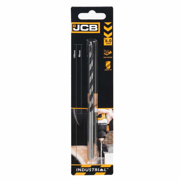 JCB Drill Bits JCB Multi Purpose Drill Bit 6 x 150 mm 5055803310622 - Buy Direct from Spare and Square