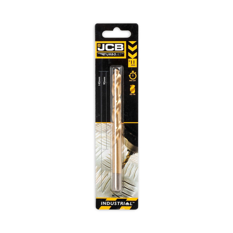 JCB Drill Bits JCB TurboJet 7 Point HSS Drill Bit 11 x 142 mmm 5055803318833 - Buy Direct from Spare and Square