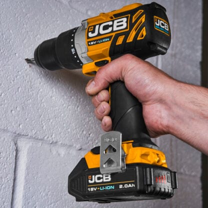 JCB Drill JCB 18v Brushless Drill Driver Body - 2 Speed - 65Nm Torque - *Tool Only* 21-18BLDD-B - Buy Direct from Spare and Square