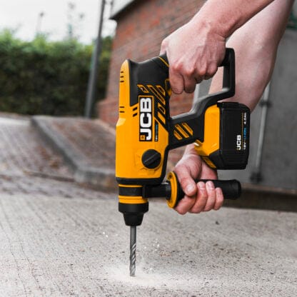 JCB Drill JCB 18v Brushless SDS Hammer Drill Body - *Tool only* 21-18BLRH-B - Buy Direct from Spare and Square