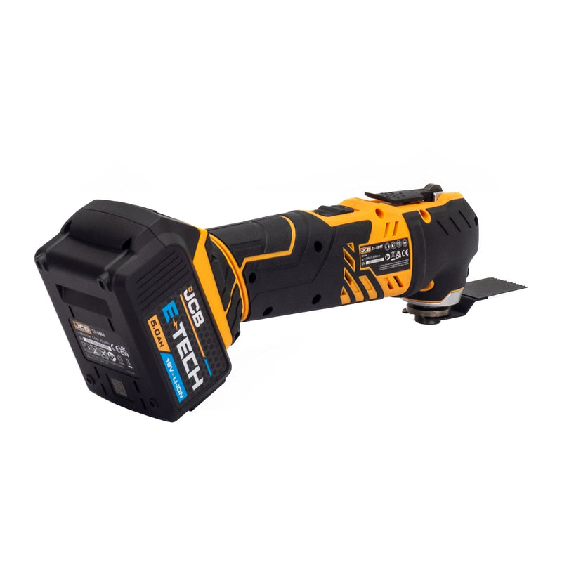 JCB Drills JCB 18V Combi Drill & Multi Tool Kit 2x 5.0ah Li-Ion Batteries, Fast Charger in 20" kit bag 21-18MTCD-5 - Buy Direct from Spare and Square